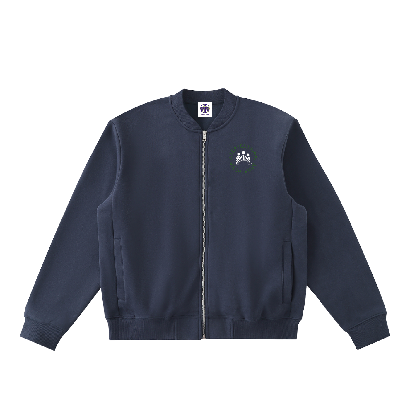 Charlene's Anesthesia Zip Up - Essential Zip-Up Fleeced Varsity Jacket