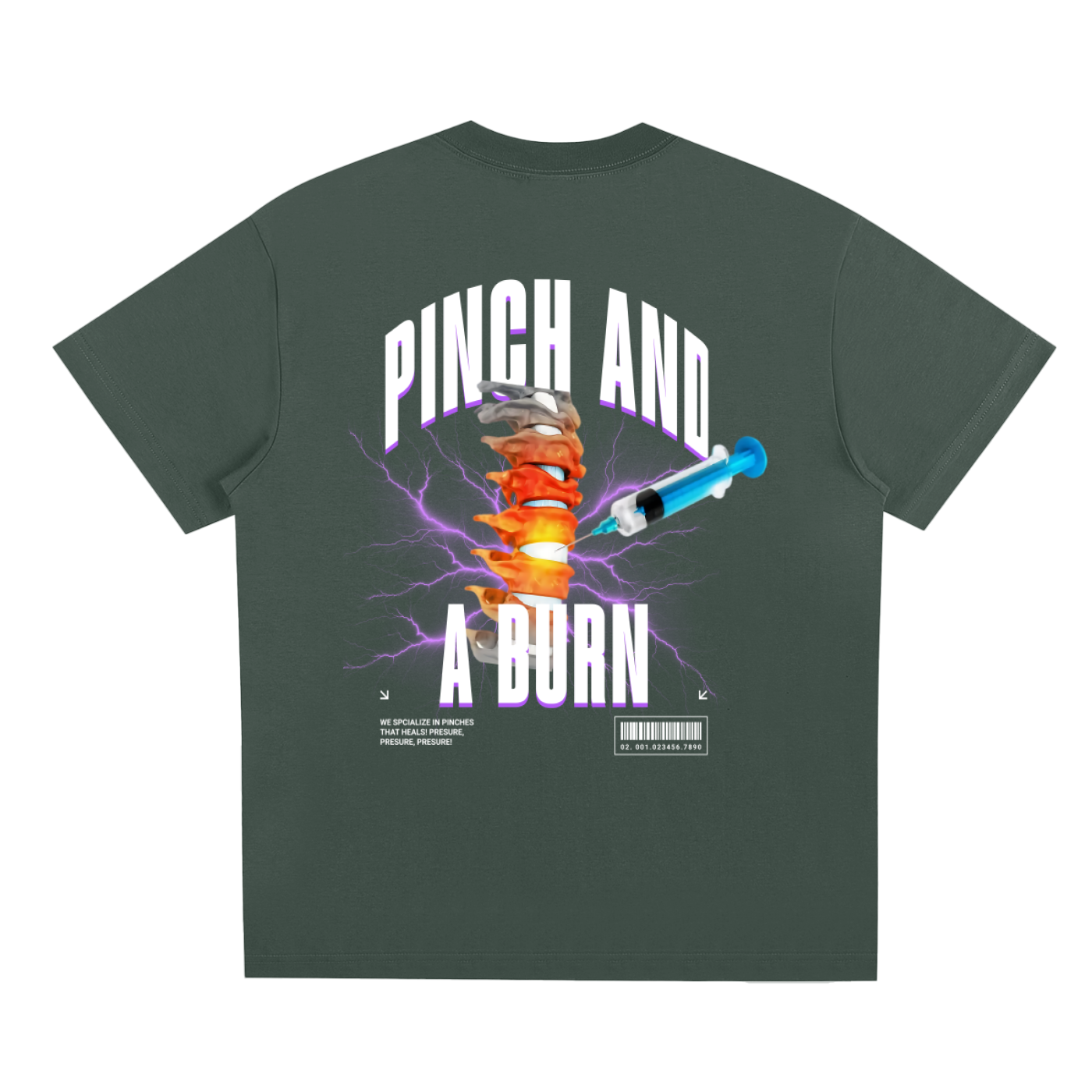 Pinch and a burn by Courtney - Sorona Quick-Dry Cooling T-Shirt