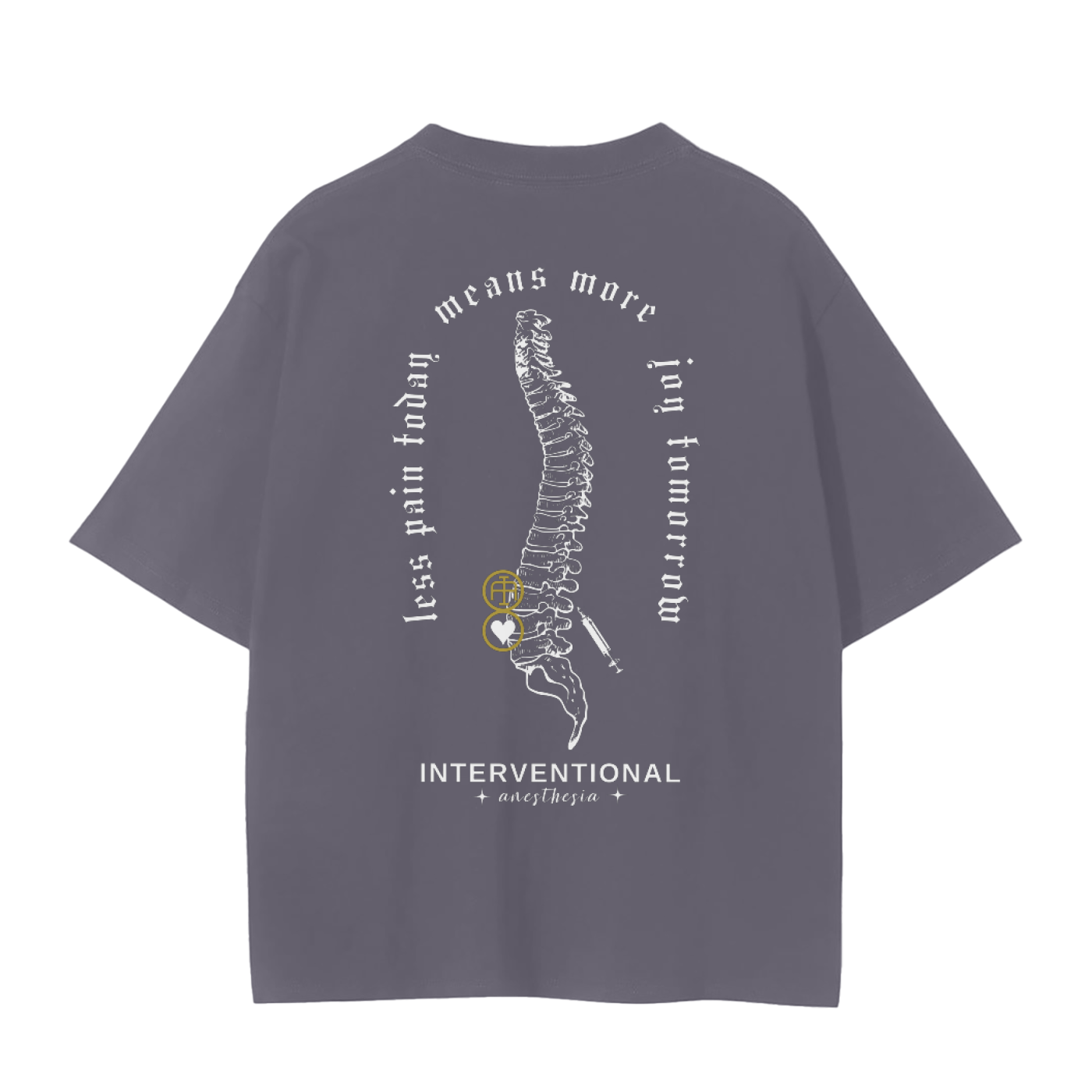 Anesthesia with ❤️ - Unisex Seamless T-Shirt - 230 GSM