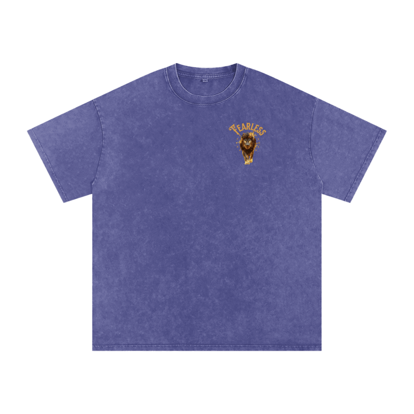 Fearless - Acid Wash Oversize T-Shirt - 250 GSM