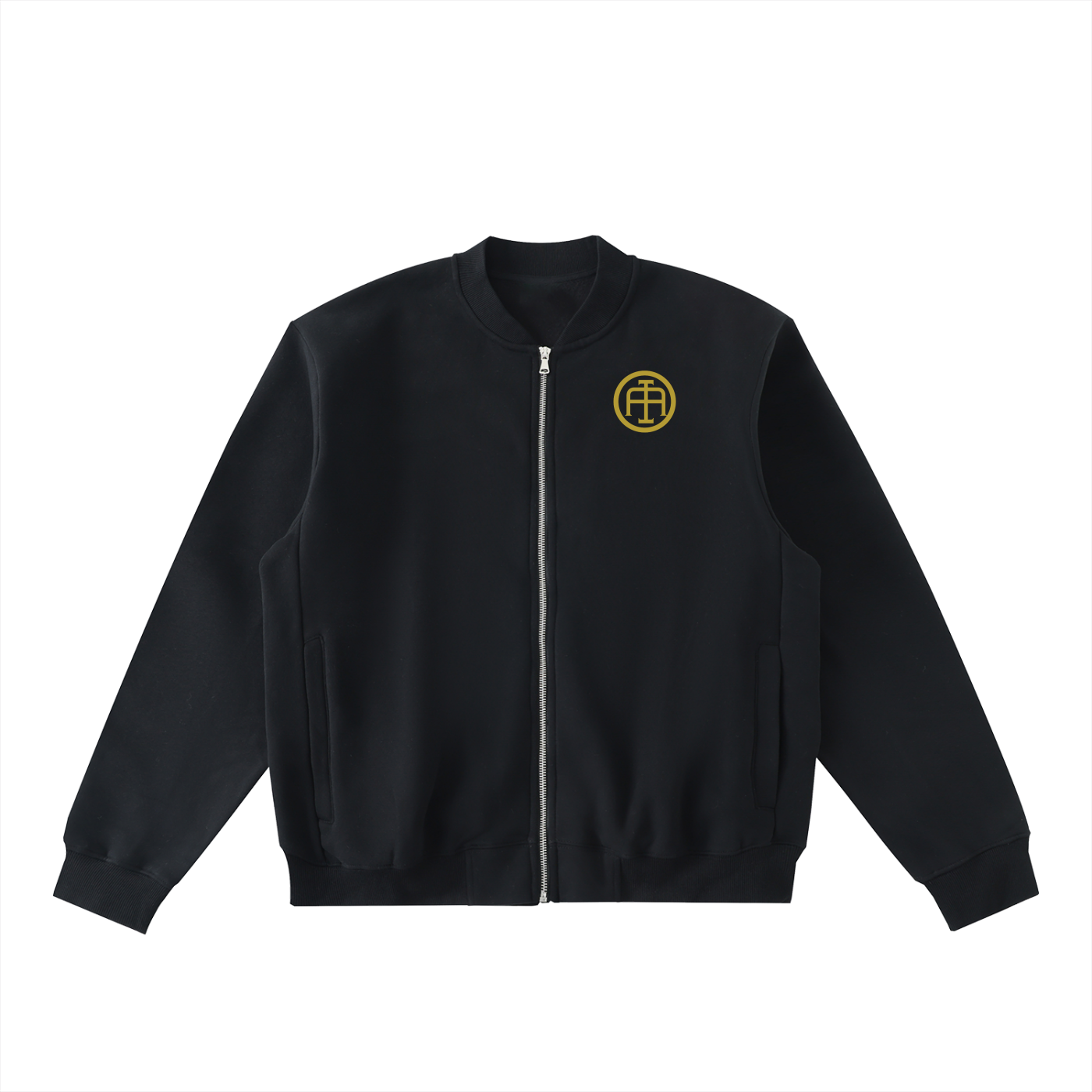 Anesthesia - Essential Zip-Up Fleeced Varsity Jacket