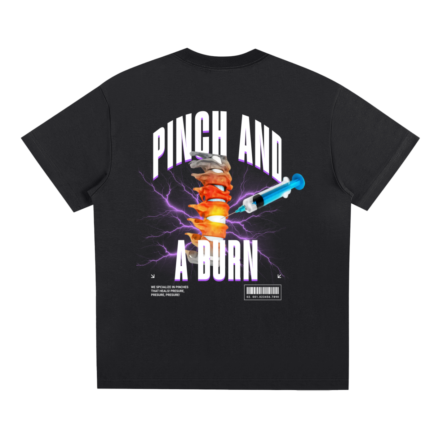 Pinch and a burn by Courtney - Sorona Quick-Dry Cooling T-Shirt