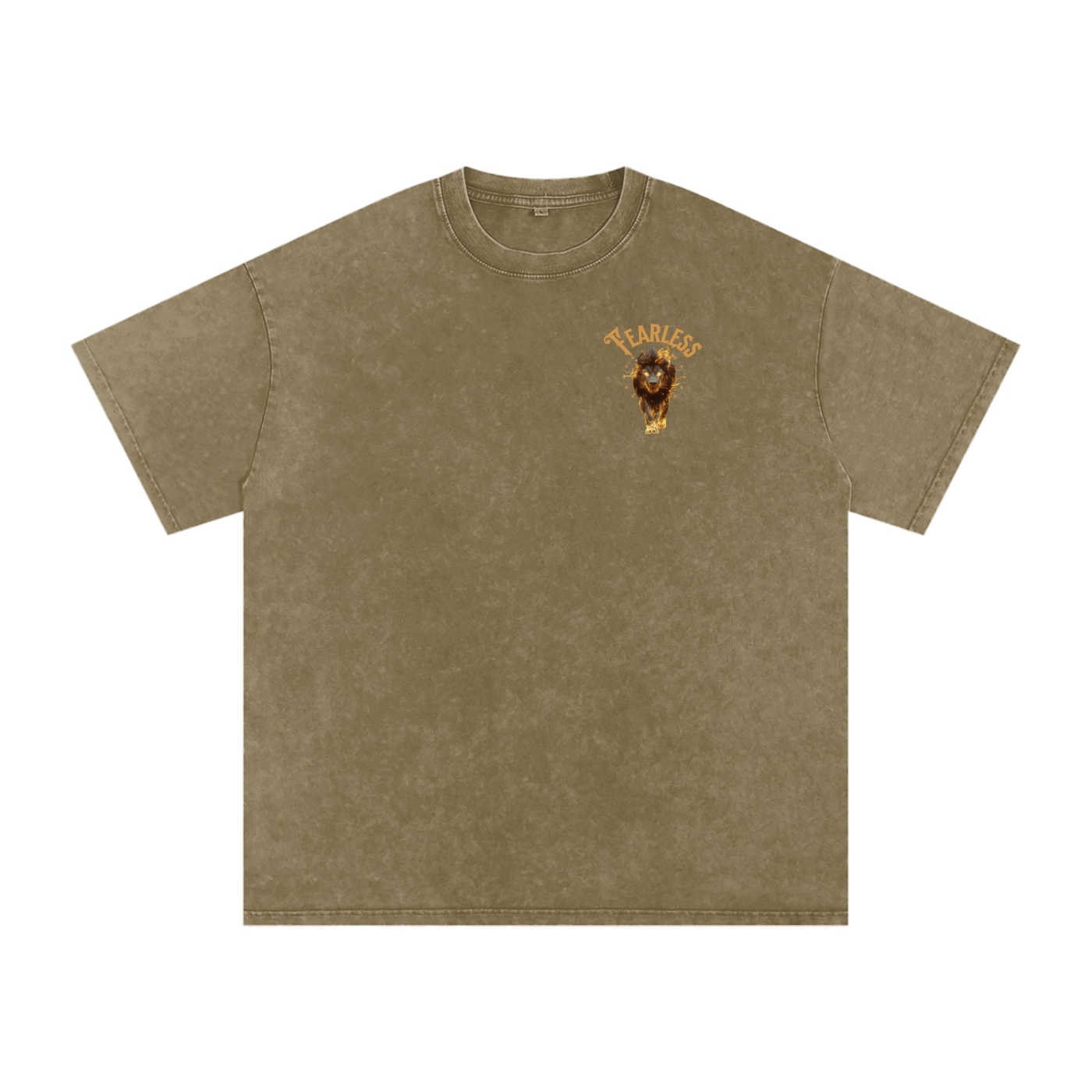 Fearless - Acid Wash Oversize T-Shirt - 250 GSM