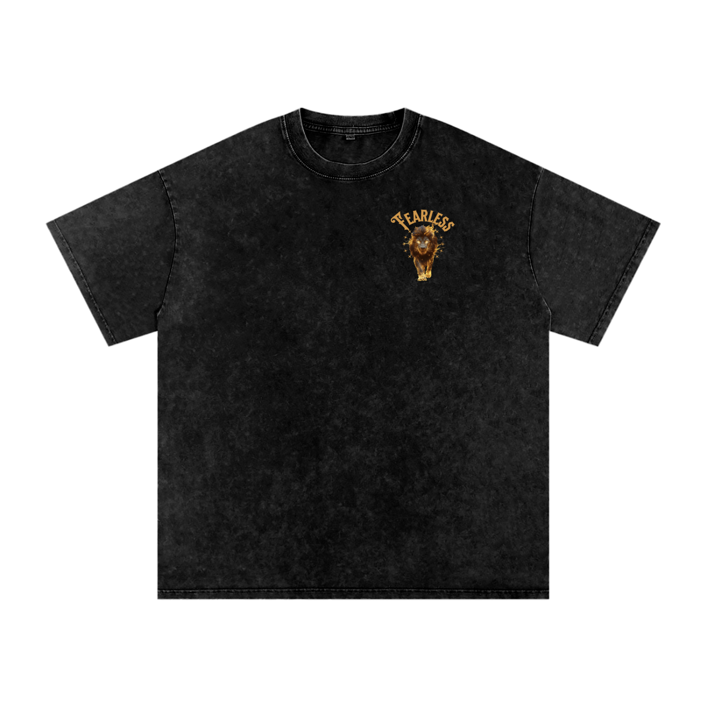 Fearless - Acid Wash Oversize T-Shirt - 250 GSM