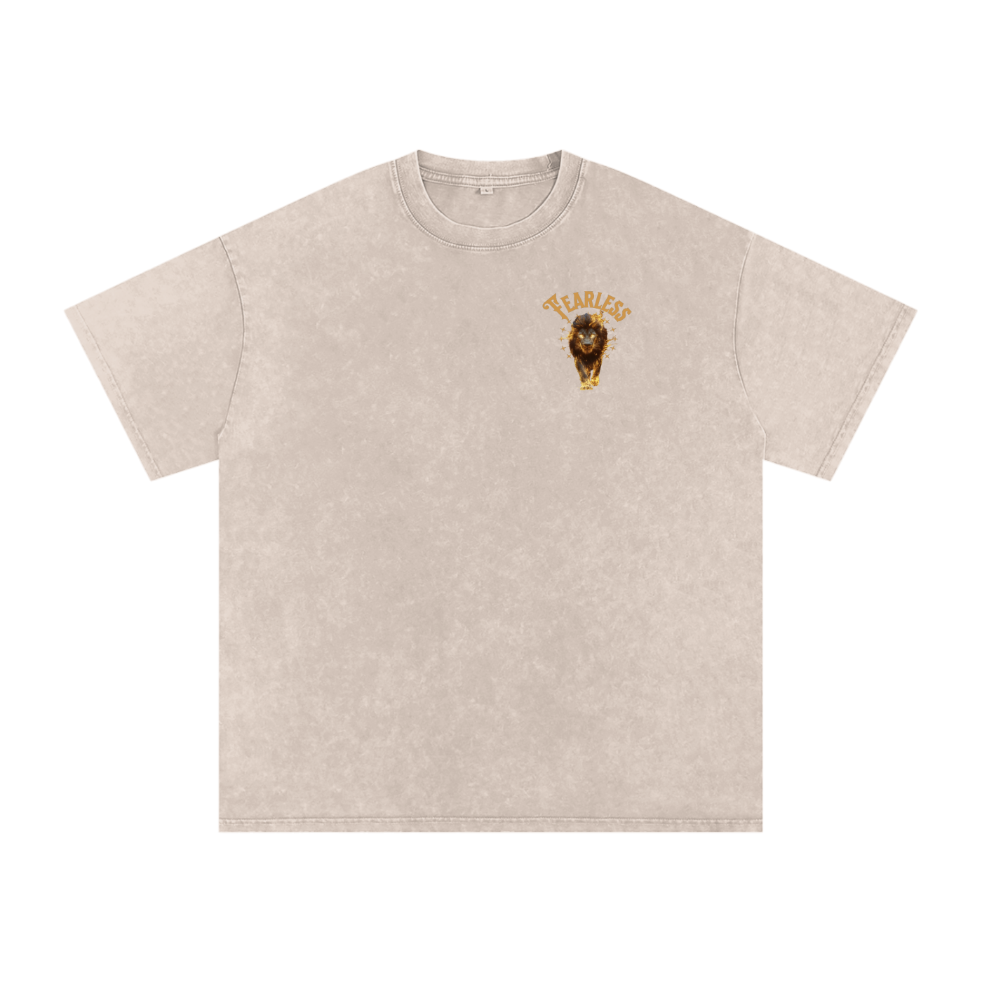 Fearless - Acid Wash Oversize T-Shirt - 250 GSM