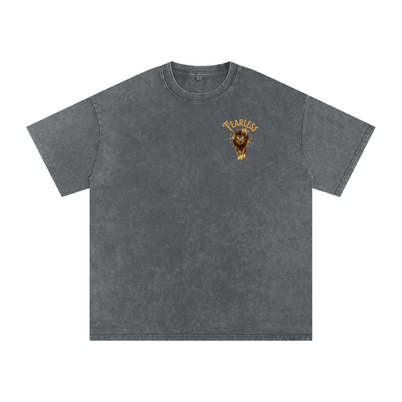 Fearless - Acid Wash Oversize T-Shirt - 250 GSM