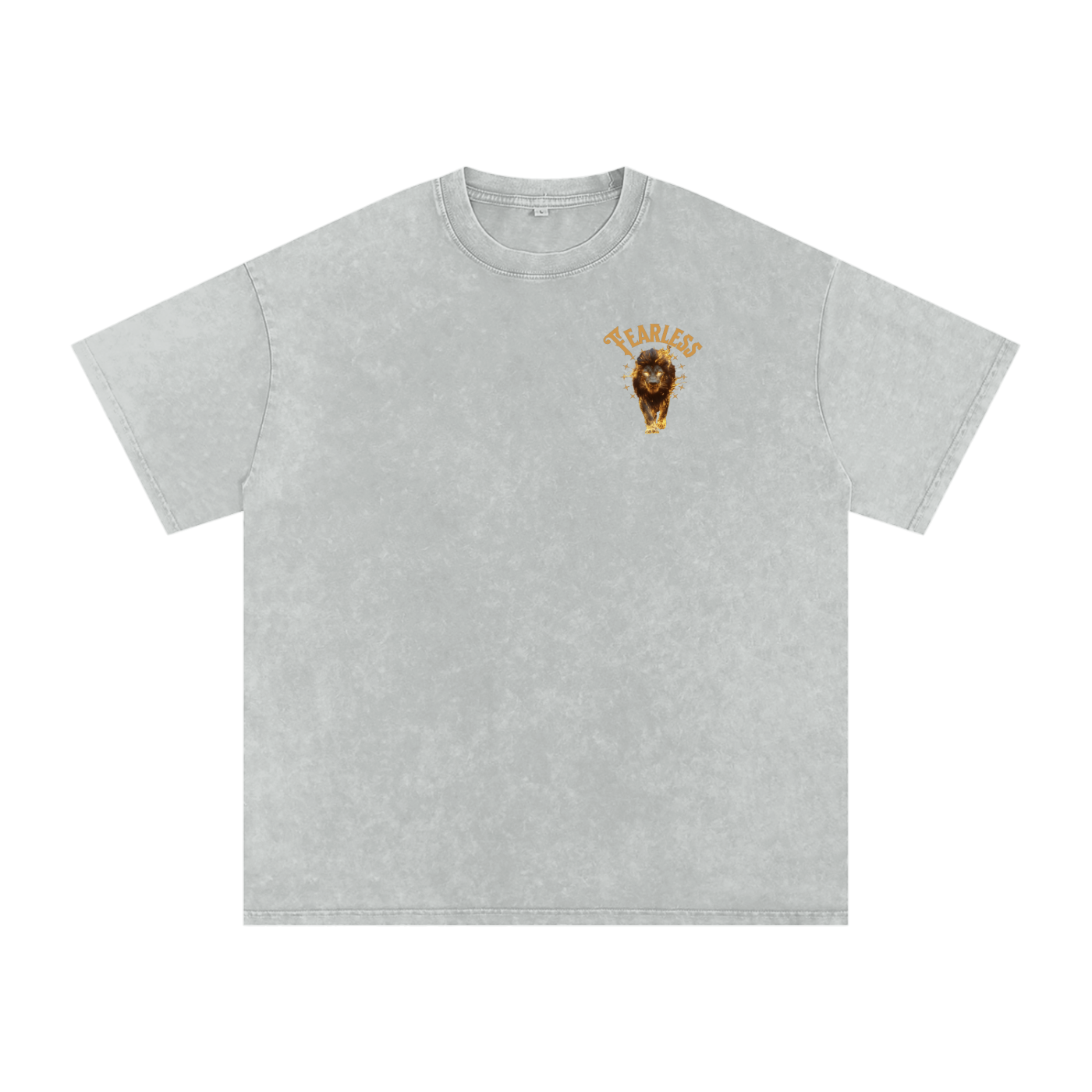 Fearless - Acid Wash Oversize T-Shirt - 250 GSM