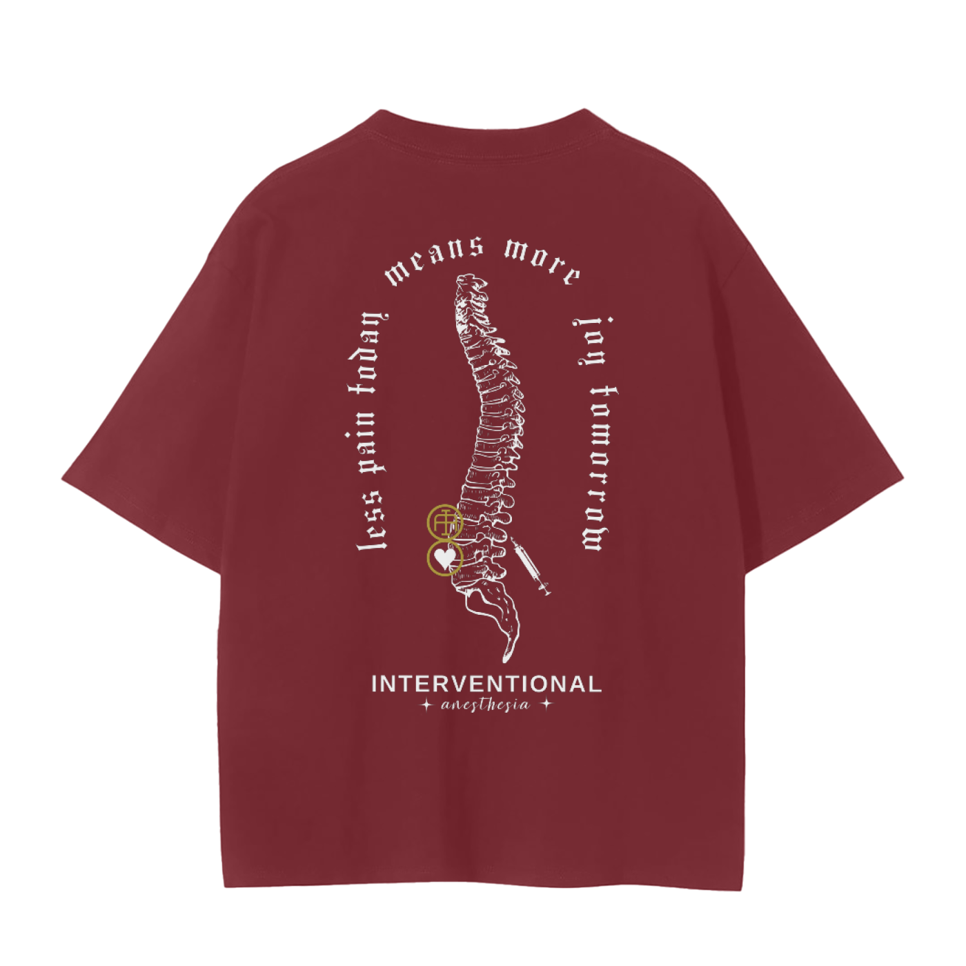 Anesthesia with ❤️ - Unisex Seamless T-Shirt - 230 GSM