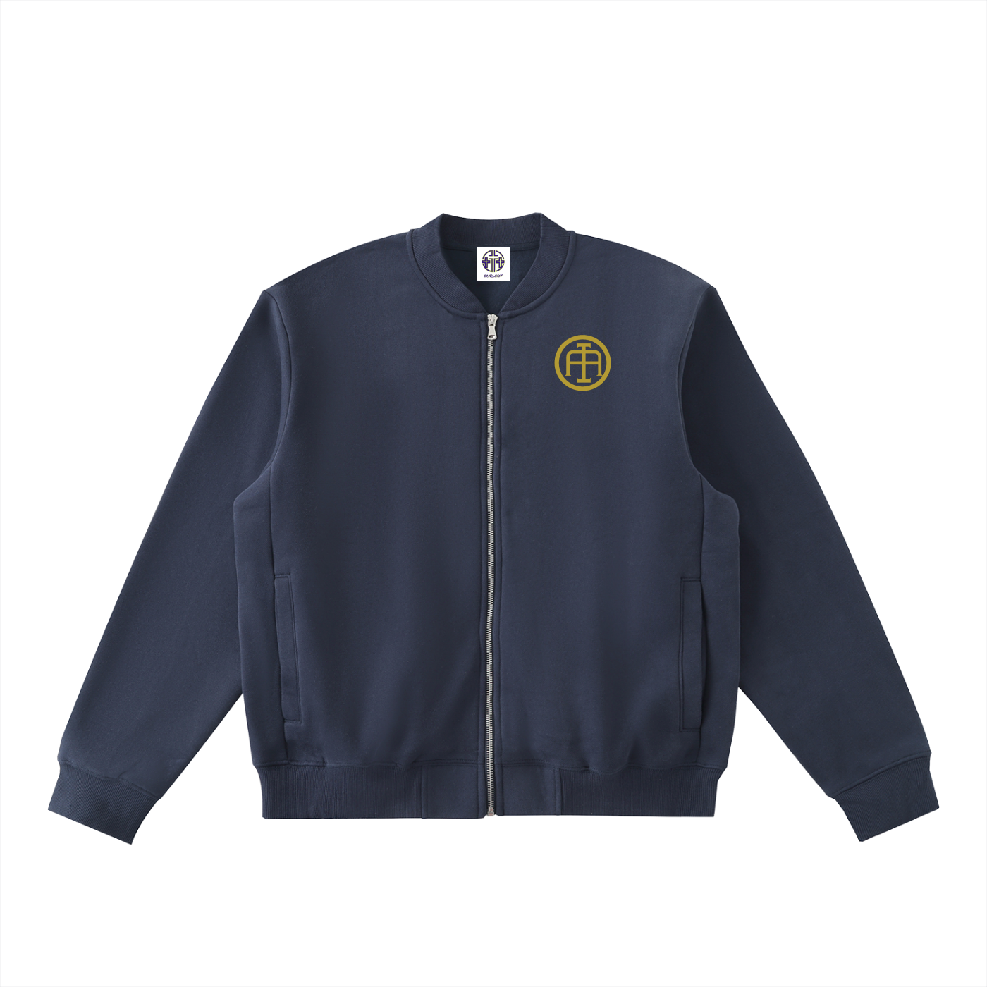 Anesthesia - Essential Zip-Up Fleeced Varsity Jacket