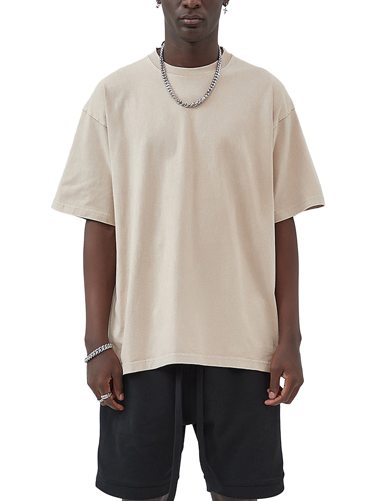 "Mamba Mentality: 8 to 24" Acid Wash Oversize T-Shirt - 250 GSM