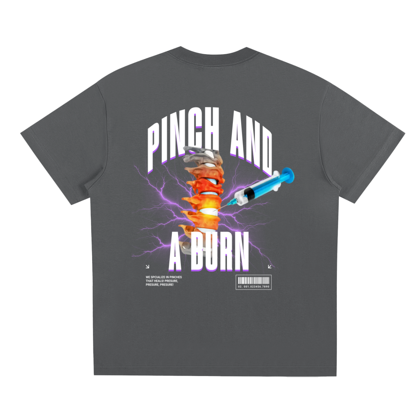 Pinch and a burn by Courtney - Sorona Quick-Dry Cooling T-Shirt