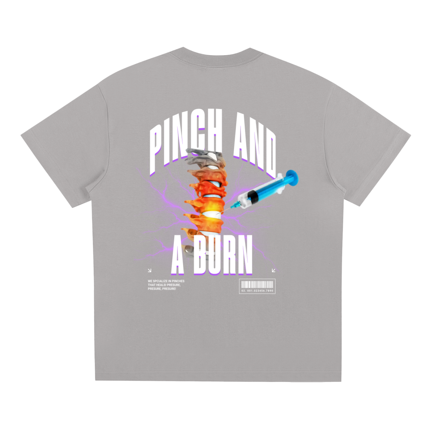 Pinch and a burn by Courtney - Sorona Quick-Dry Cooling T-Shirt