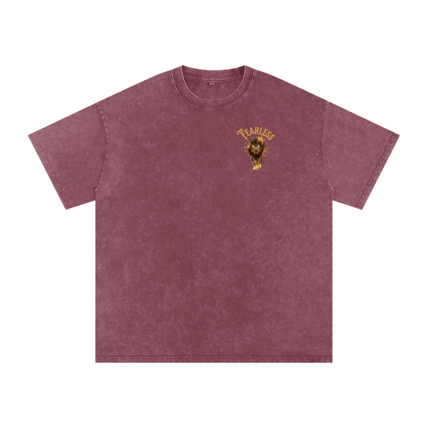 Fearless - Acid Wash Oversize T-Shirt - 250 GSM