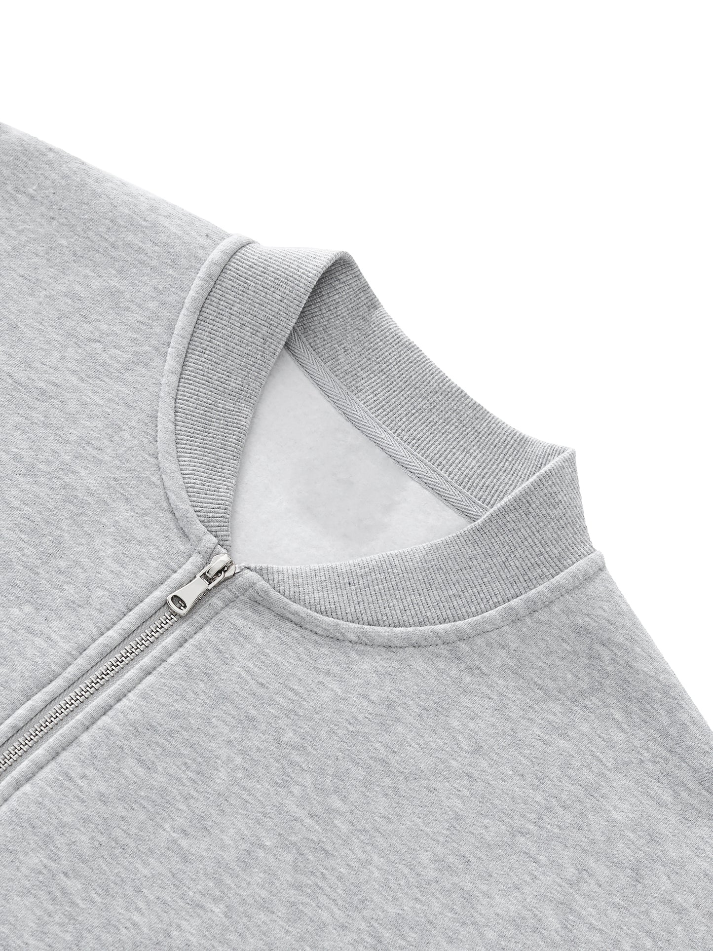 Anesthesia - Essential Zip-Up Fleeced Varsity Jacket
